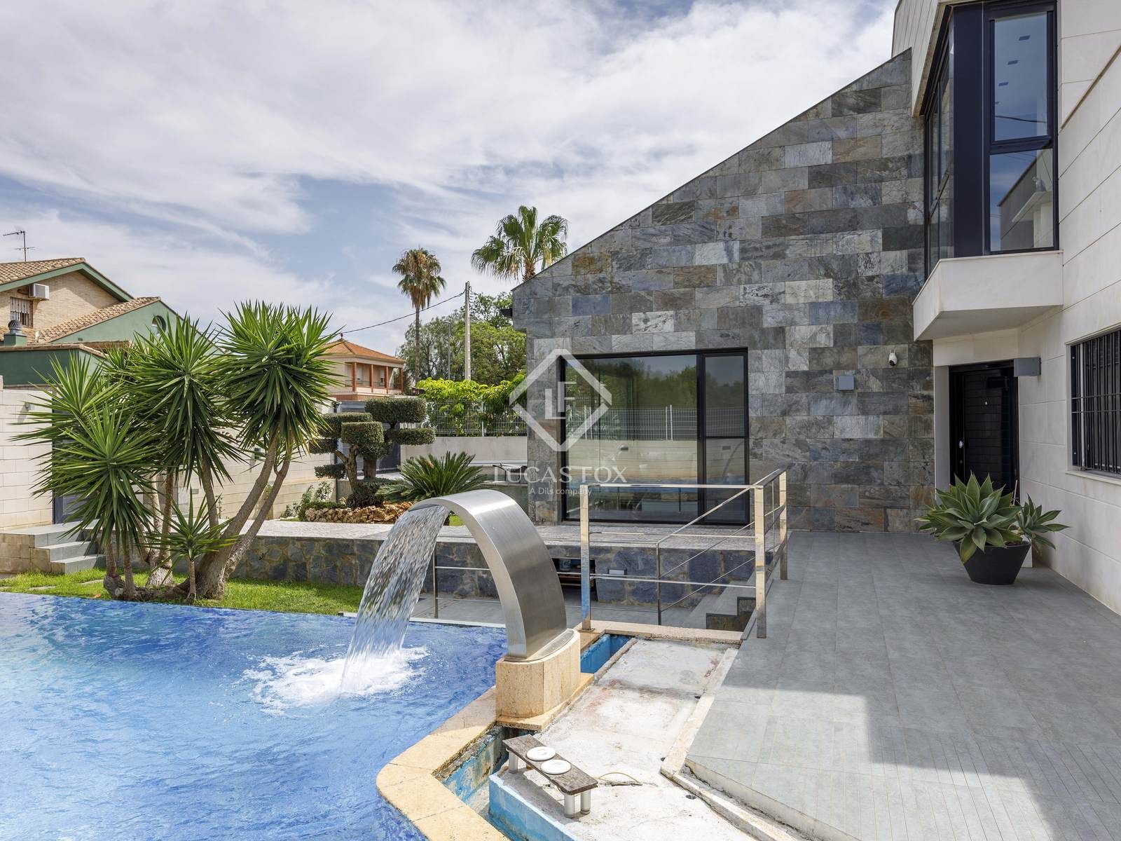Swimming pool of House or chalet for sale in Picassent  with Air Conditioner, Heating and Private garden