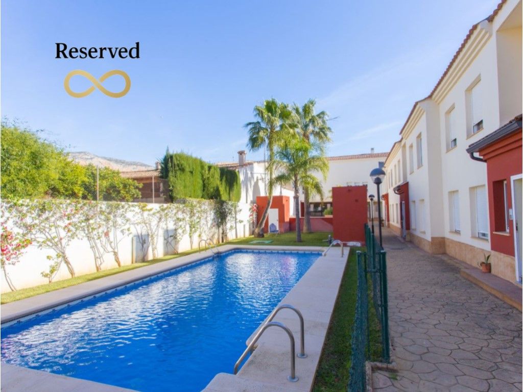 Exterior view of Planta baja for sale in Dénia  with Air Conditioner, Private garden and Terrace