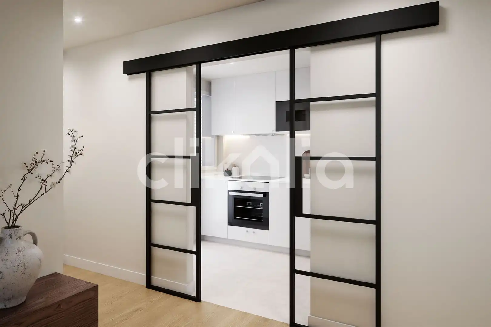 Kitchen of Flat for sale in Madrid  with Air Conditioner and Heating