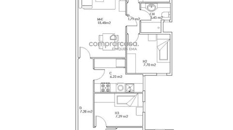 Photo 3 of Flat for sale in Calle D'aragó, Sagrada Família, Barcelona Capital