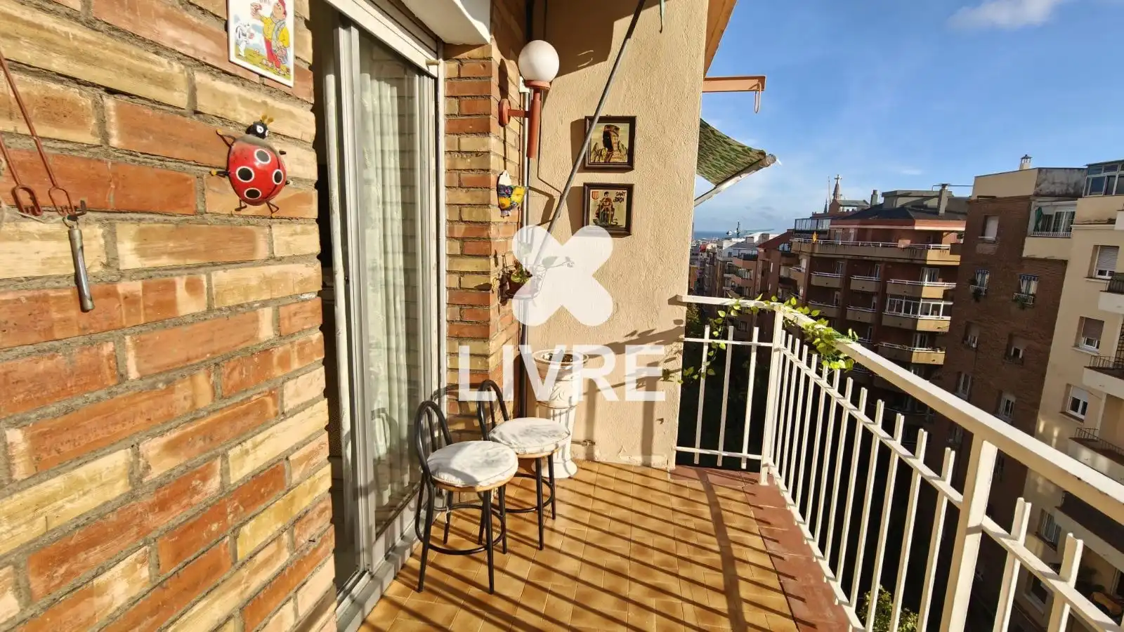 Terraza de Piso en venta en Barcelona con Calefacción y Balcón