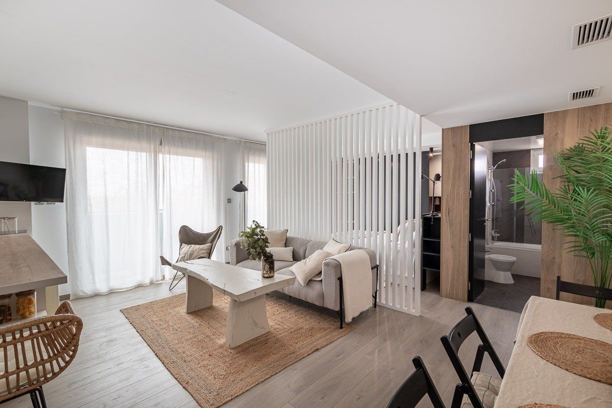 Sala d'estar de Pis de lloguer en Alhendín amb Calefacció, Terrassa i Piscina comunitària