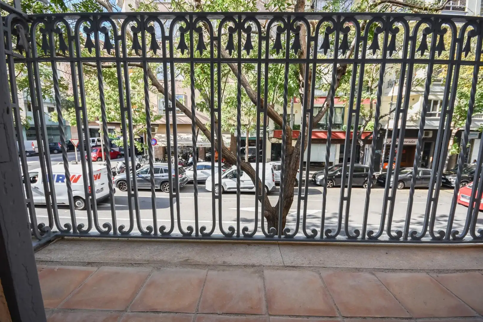 Terrasse von Wohnung zur Miete in  Palma de Mallorca mit Terrasse, Abstellraum und Balkon