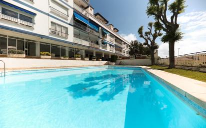 Swimming pool of Flat for sale in Castelldefels  with Air Conditioner and Balcony