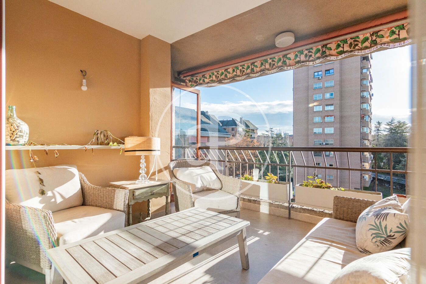 Bedroom of Flat for sale in  Madrid Capital  with Heating, Private garden and Terrace