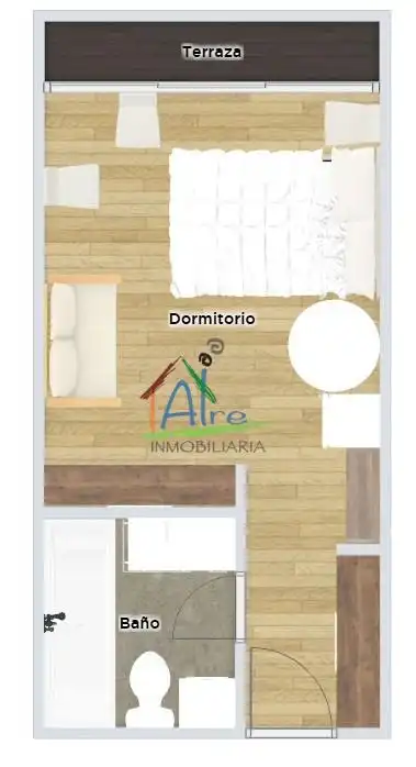 Schlafzimmer von Wohnung zum Verkauf in Almonte mit Klimaanlage, Terrasse und Möbliert