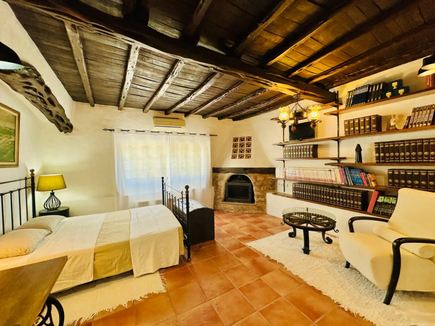 Sala de estar de Casa o chalet en venta en Sant Joan de Labritja con Aire acondicionado, Calefacción y Jardín privado