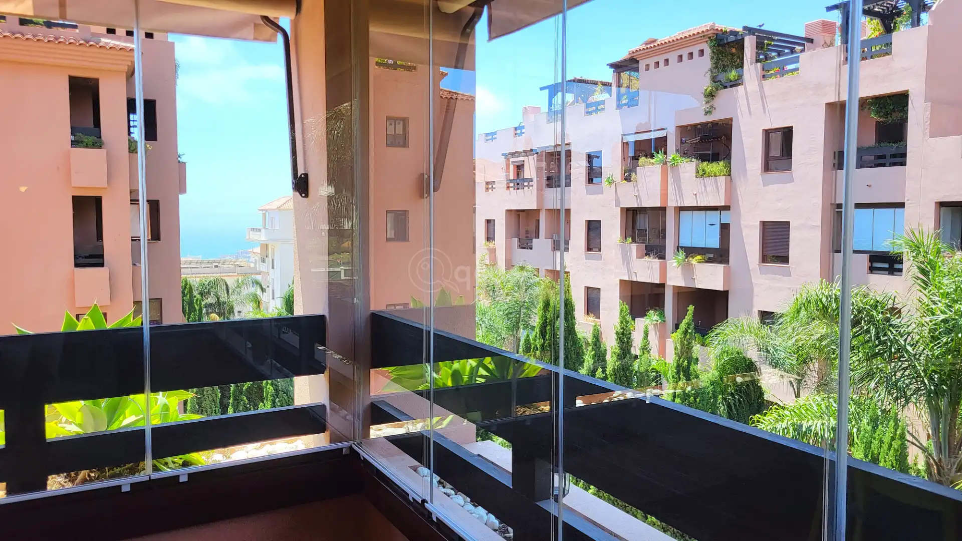 Balcony of Flat for sale in Benalmádena  with Air Conditioner, Terrace and Furnished