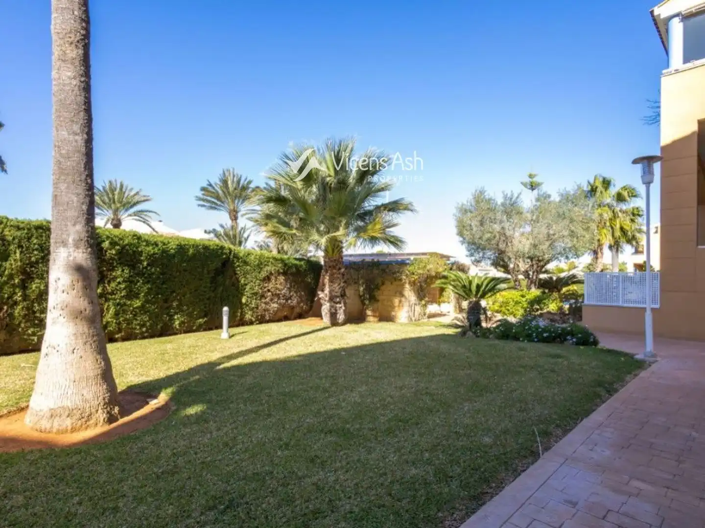 Garten von Wohnung zum Verkauf in Jávea / Xàbia mit Klimaanlage, Terrasse und Schwimmbad