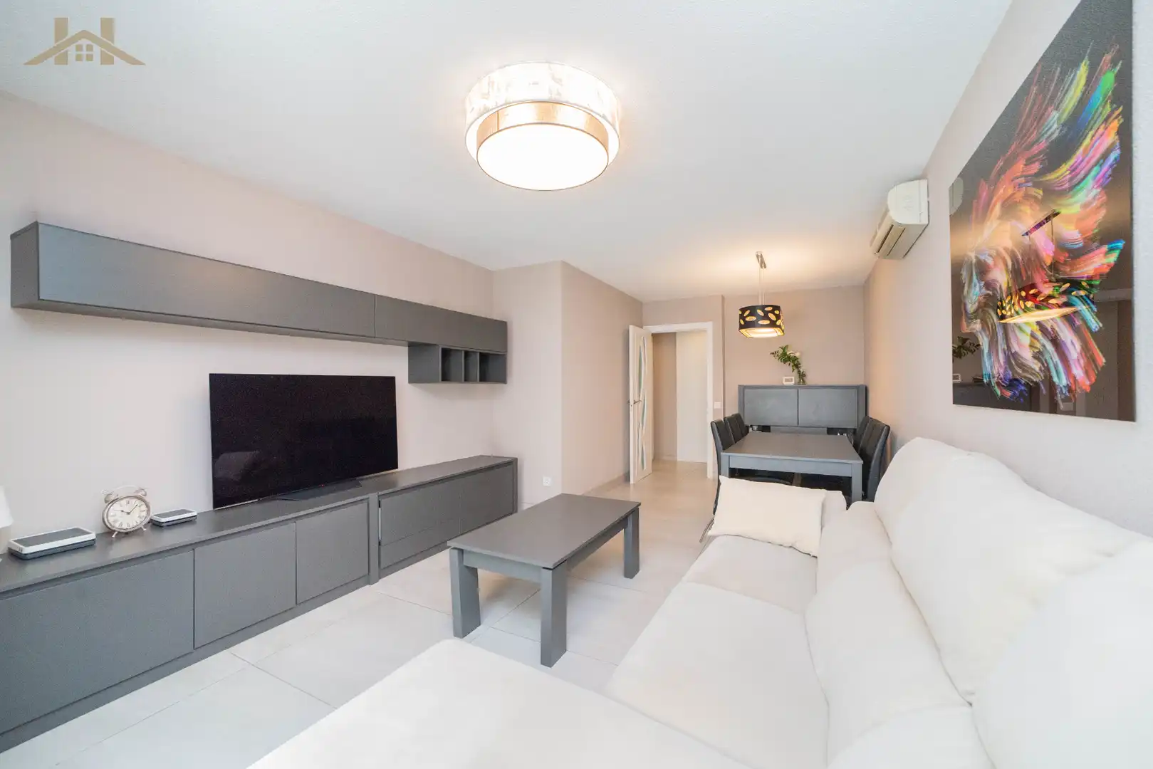 Wohnzimmer von Wohnung zum Verkauf in Alcorcón mit Klimaanlage, Heizung und Möbliert