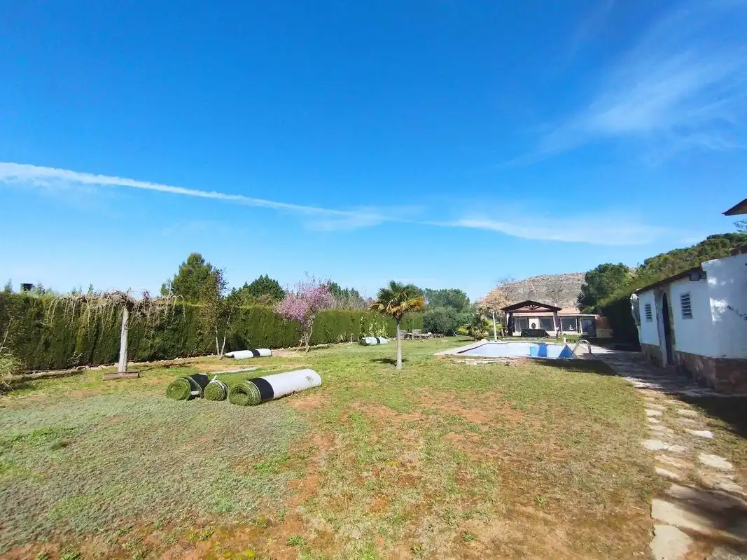 Jardín de Casa o chalet en venta en Muel con Jardín privado y Piscina