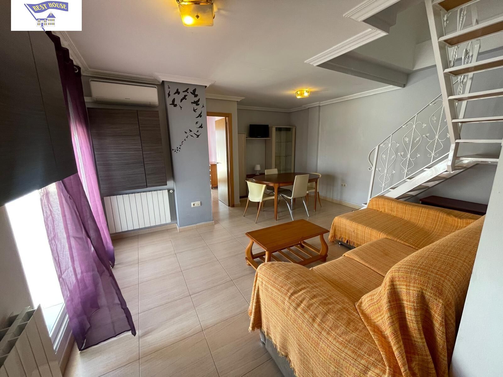 Bedroom of Attic for sale in  Albacete Capital  with Air Conditioner, Heating and Terrace
