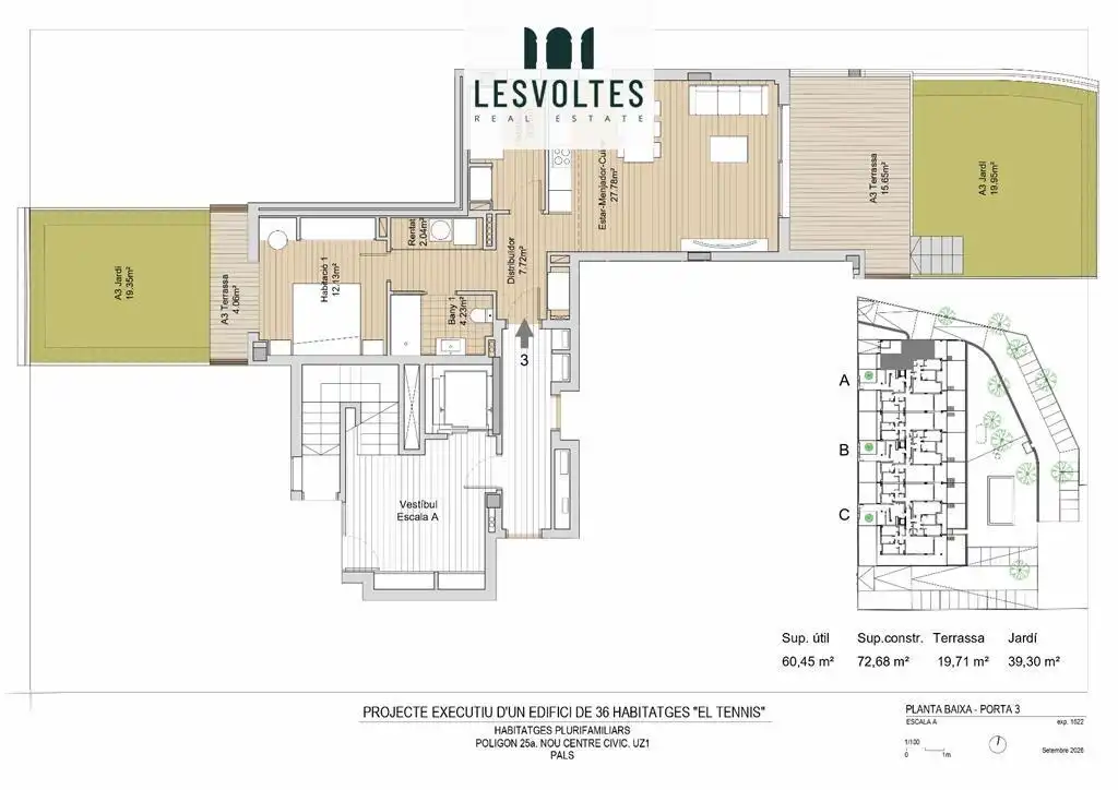 Piso con terraza en venta en Polígon 25a NOU CENTRE CÍVIC S/N, imagen 12