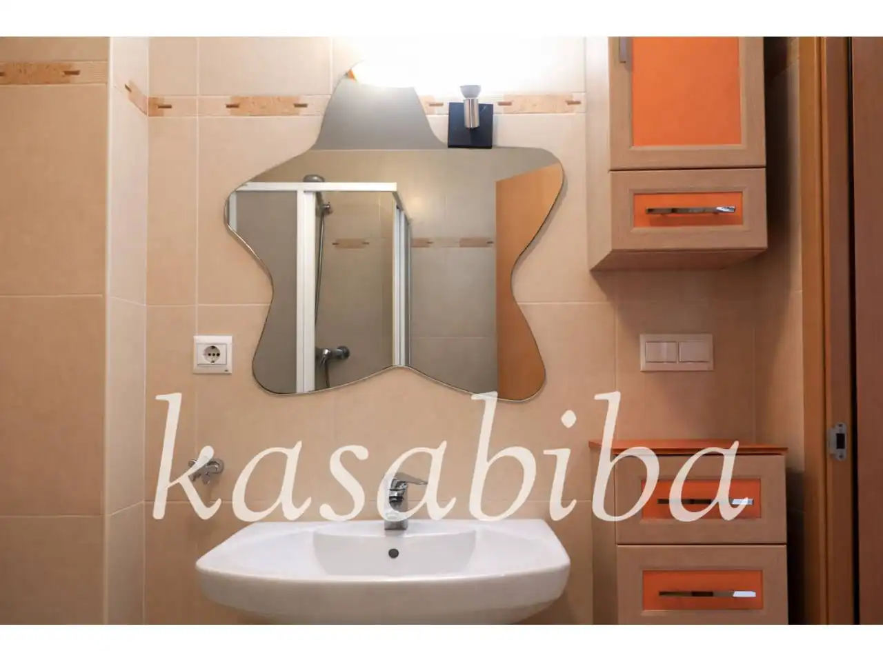 Badezimmer von Wohnung zum Verkauf in Rocafort mit Klimaanlage und Heizung