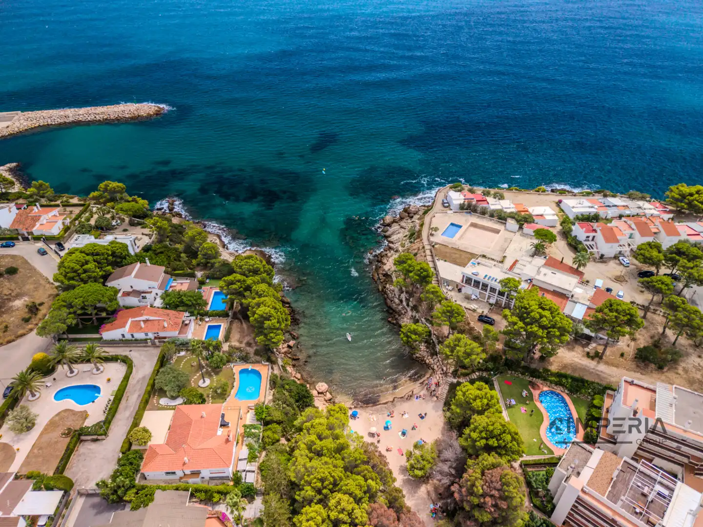 Außenansicht von Wohnung zum Verkauf in L'Ametlla de Mar  mit Klimaanlage, Heizung und Terrasse