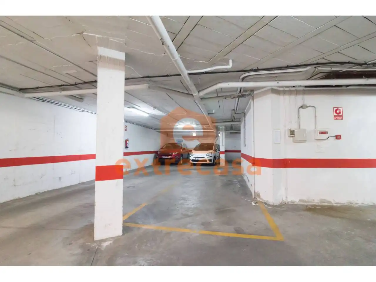 Aparcament de Apartament de lloguer en Badajoz amb Aire condicionat, Calefacció i Moblat