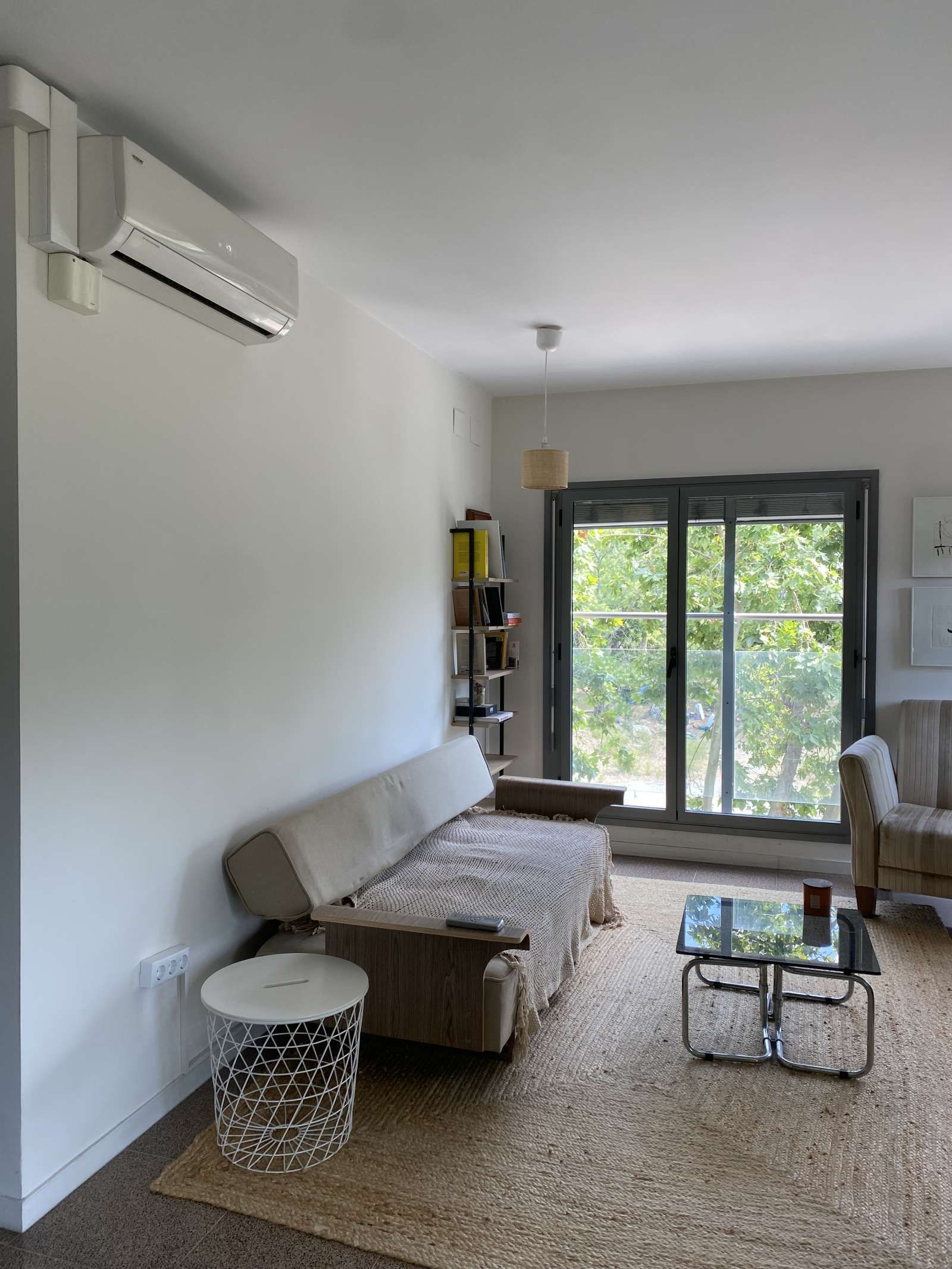 Sala d'estar de Apartament per a compartir en  Barcelona Capital amb Aire condicionat i Terrassa