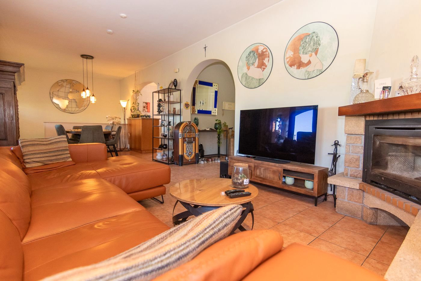 Sala d'estar de Casa o xalet en venda en La Vall de Laguar amb Aire condicionat, Calefacció i Jardí privat