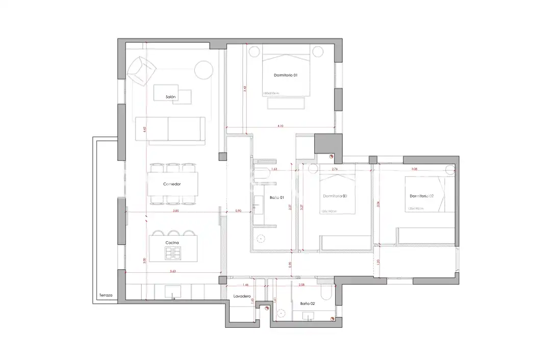 Piso en venta en Madrid con Calefacción, Terraza y Balcón