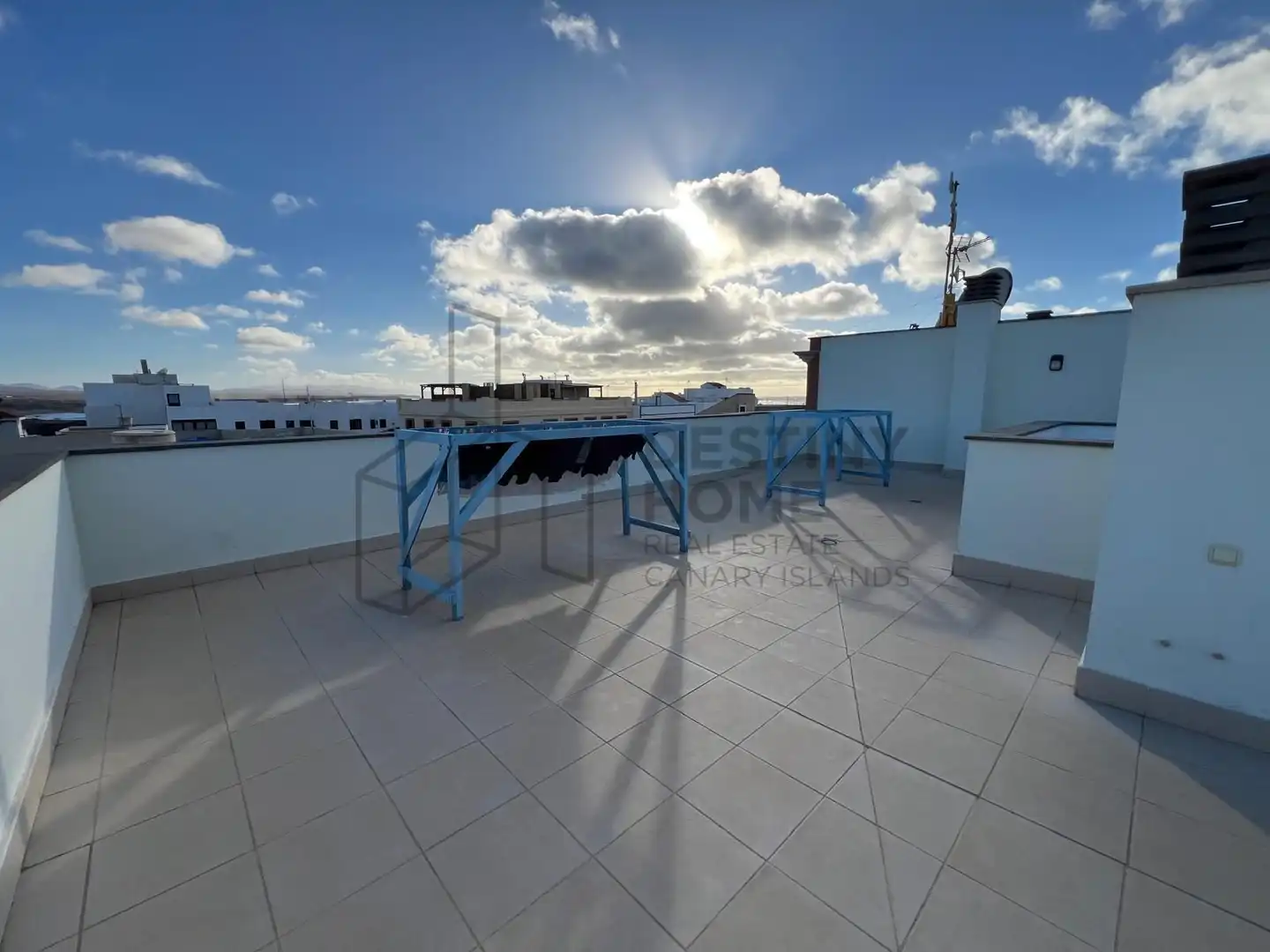 Terrasse von Wohnungen zum Verkauf in La Oliva mit Abstellraum, Möbliert und Gemeinschaftspool