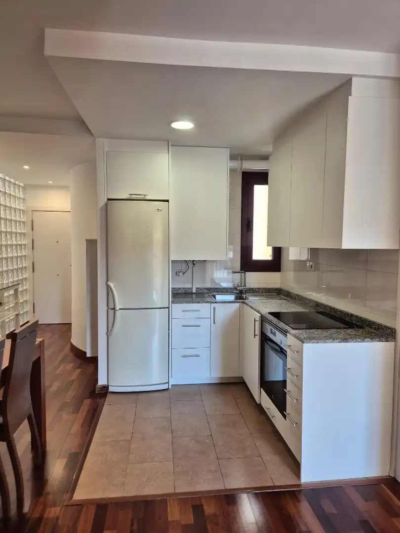 Kitchen of Flat for sale in Barcelona  with Heating, Parquet flooring and Furnished