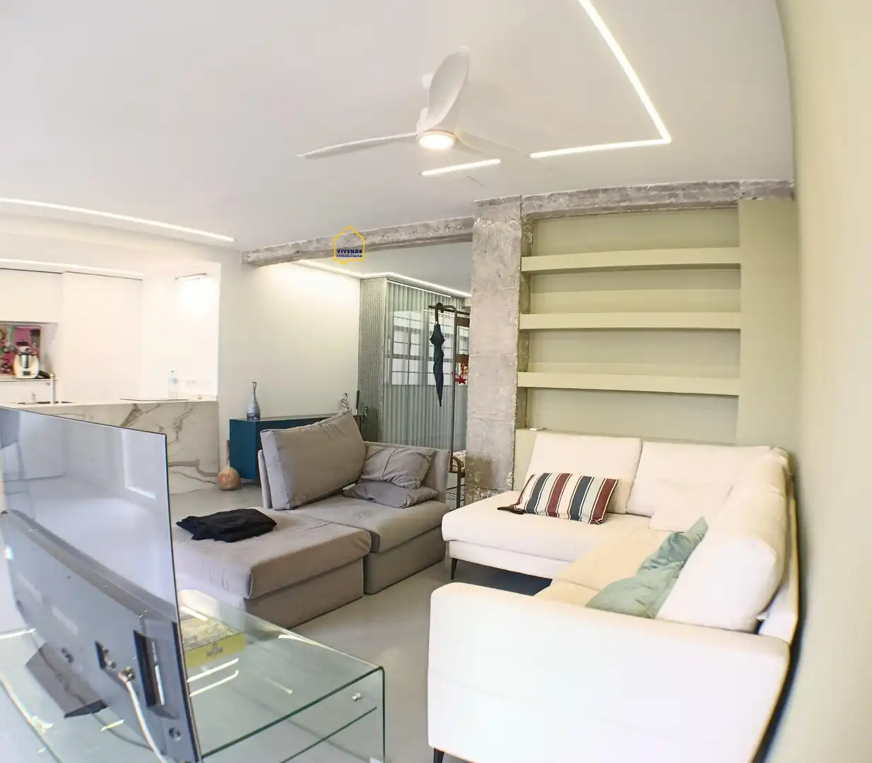 Wohnzimmer von Wohnung zum Verkauf in Lorca mit Abstellraum und Balkon