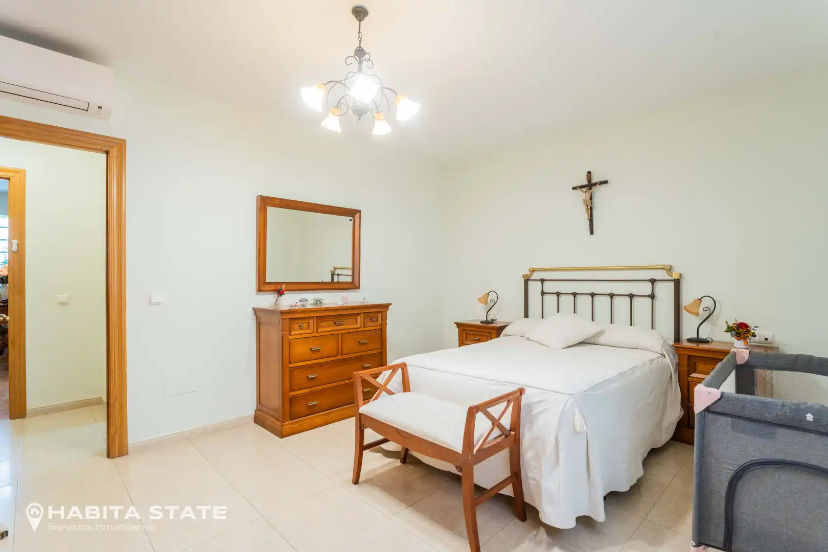 Habitación de Casa o chalet en venta en Pechina con Aire acondicionado, Calefacción y Jardín privado