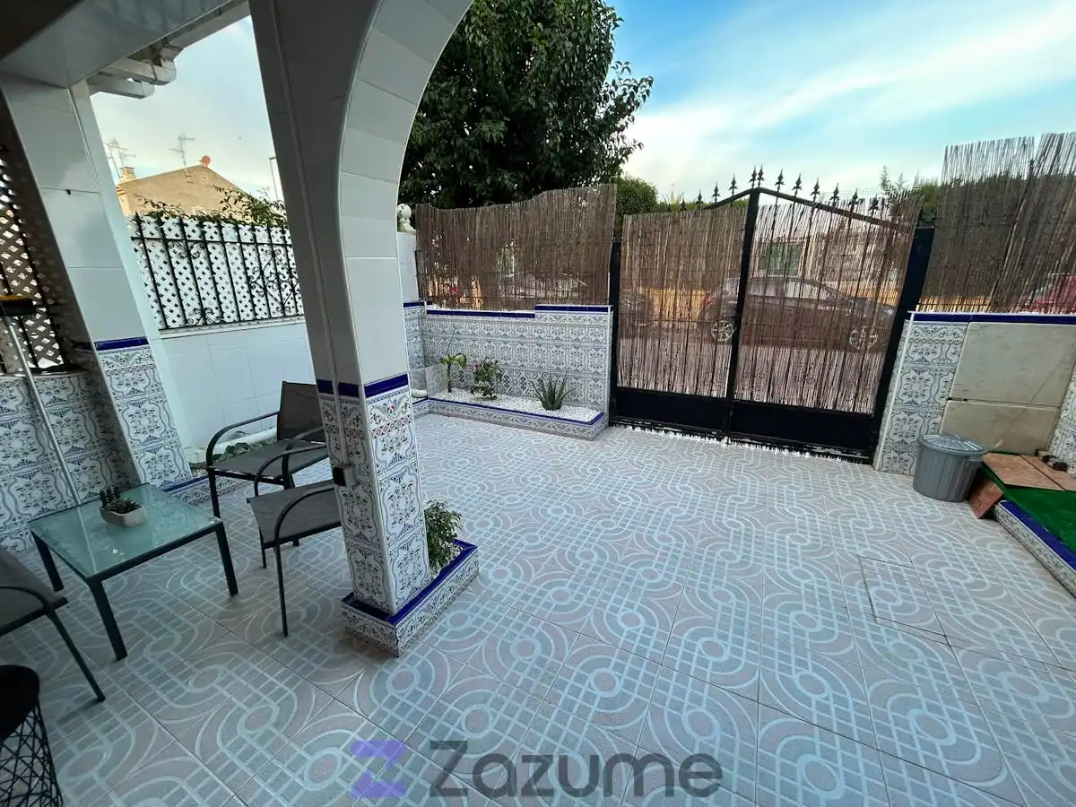 Terrace of Flat for rent in Los Alcázares  with Air Conditioner, Heating and Furnished