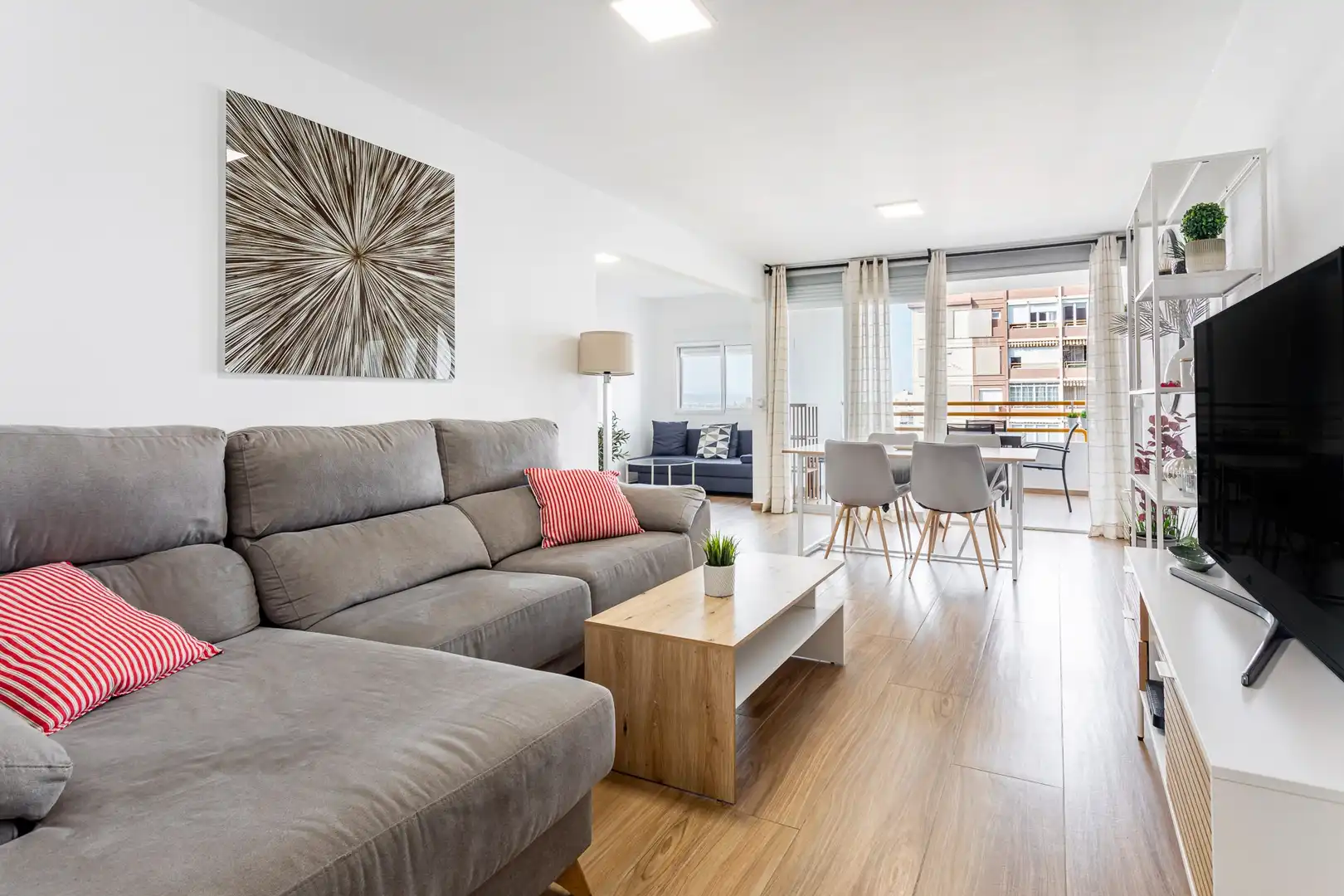 Sala de estar de Piso en venta en Massamagrell con Calefacción, Jardín privado y Trastero