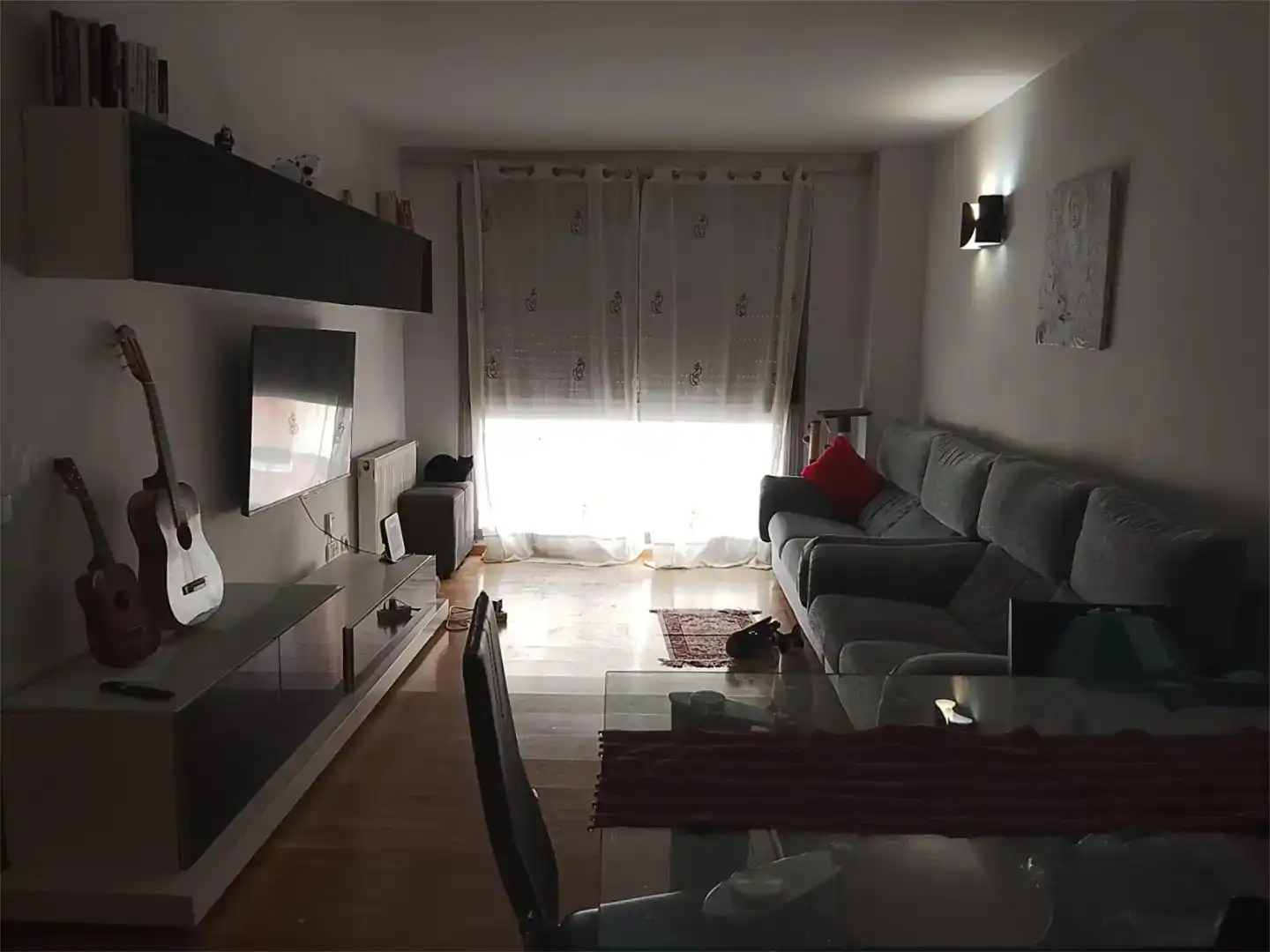 Living room of Flat for share in Madrid  with Balcony