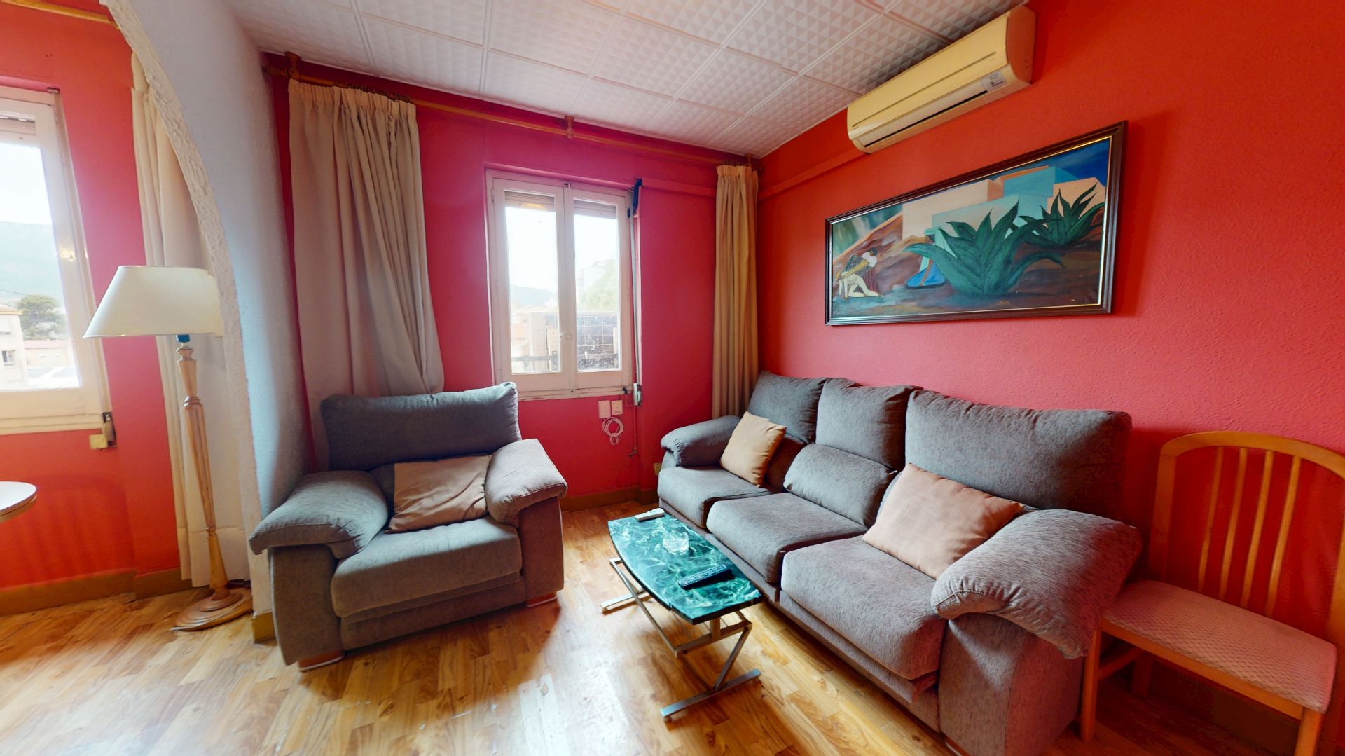 Sala d'estar de Pis en venda en Alcoy / Alcoi amb Aire condicionat, Traster i Balcó