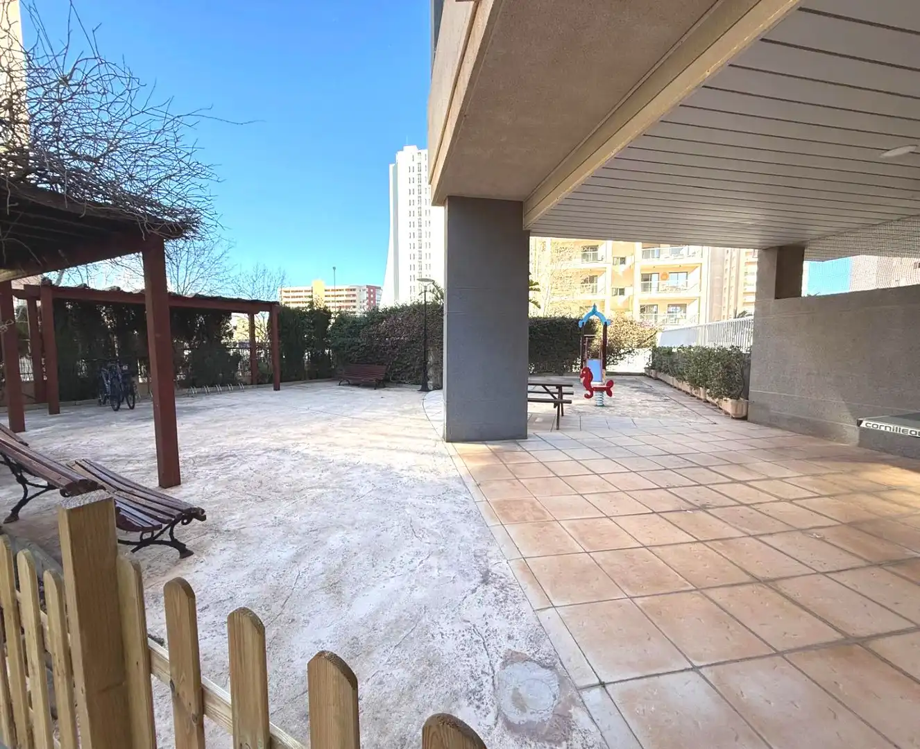 Terrace of Apartments for sale in Calpe / Calp  with Air Conditioner, Heating and Private garden