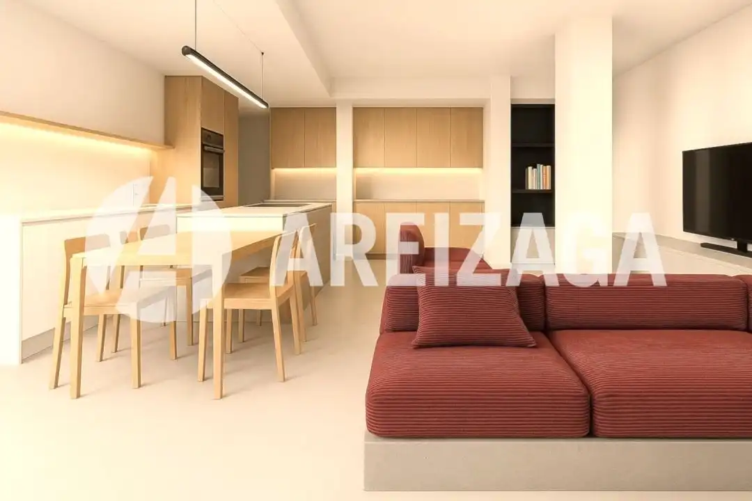 Sala de estar de Piso en venta en Donostia - San Sebastián  con Calefacción, Terraza y Balcón