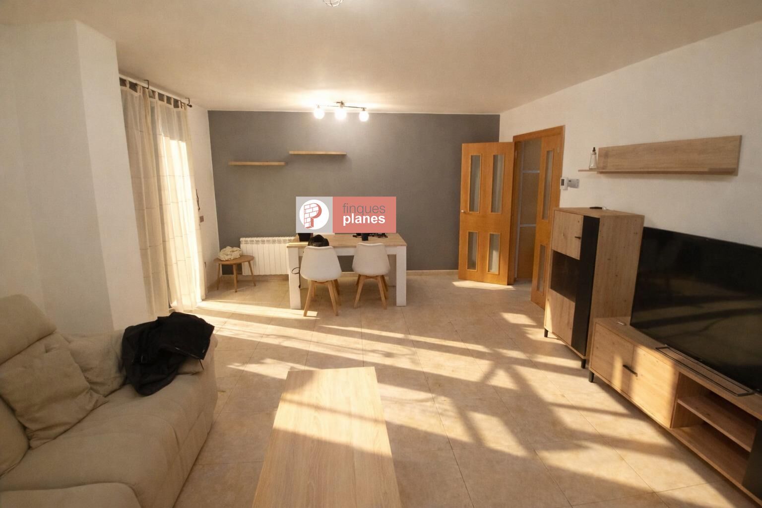 Sala d'estar de Àtic en venda en Alcarràs amb Calefacció i Terrassa