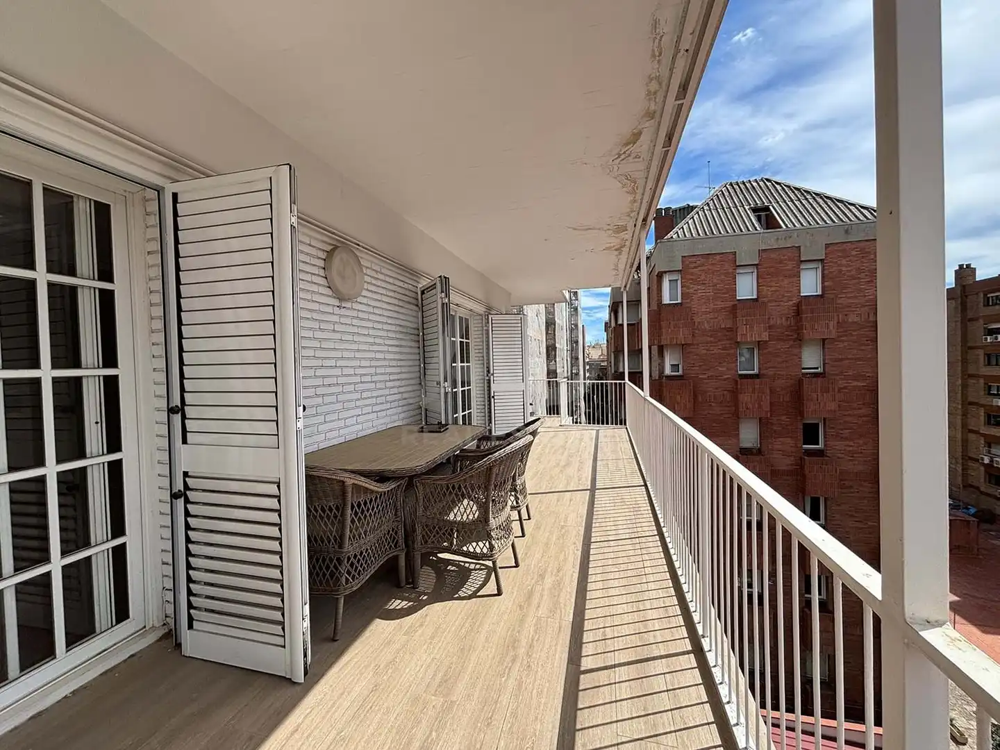 Balcony of Flat for rent in Barcelona  with Heating and Terrace
