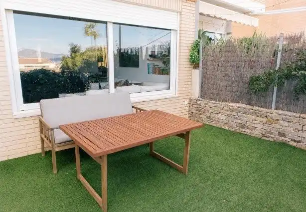 Terrassa de Casa adosada de lloguer en Alicante / Alacant amb Aire condicionat, Jardí privat i Terrassa