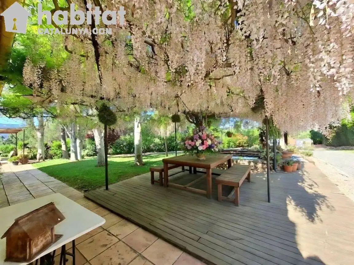 Terraza de Casa o chalet en venta en Sant Esteve Sesrovires con Aire acondicionado, Calefacción y Jardín privado