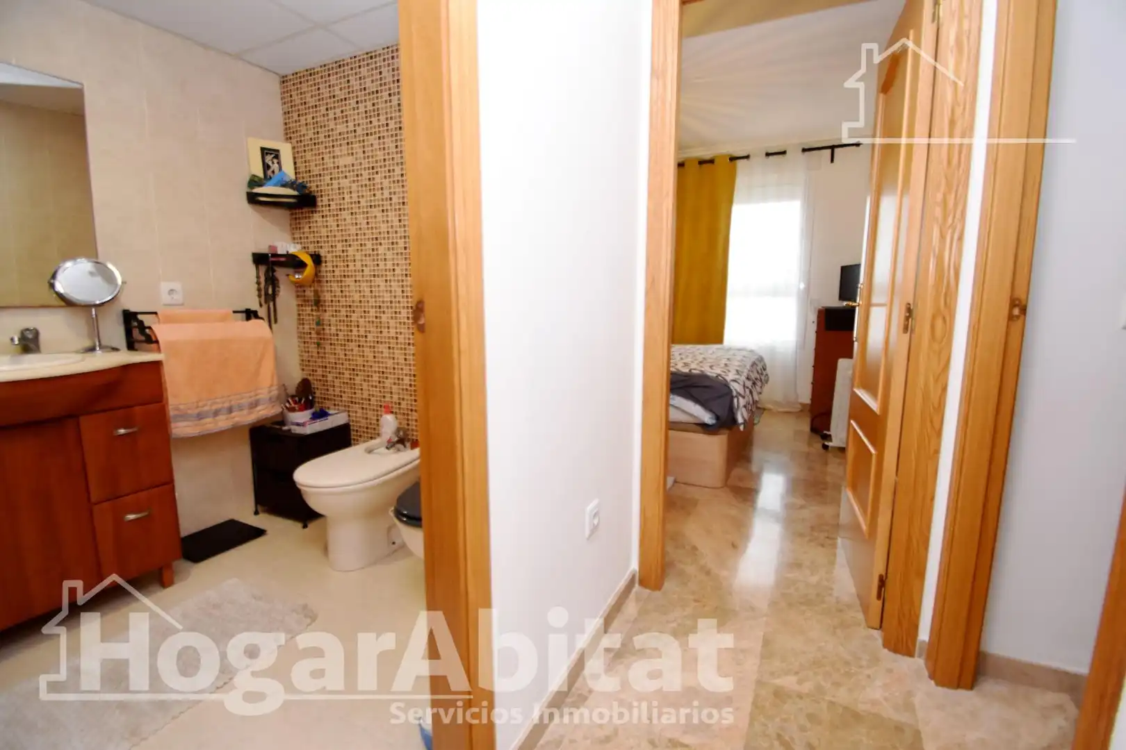 Bedroom of Flat for sale in Sueca  with Heating