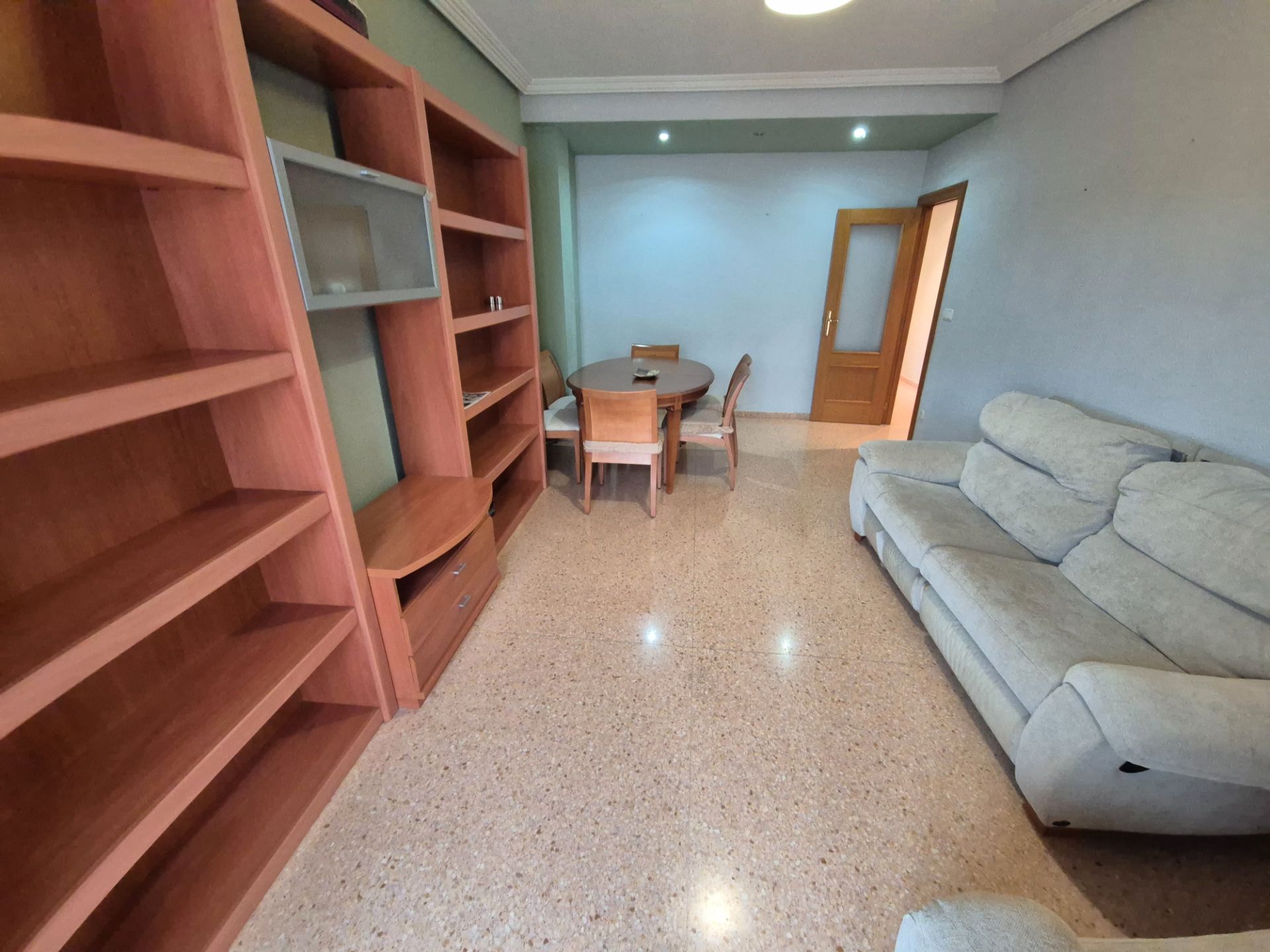 Sala d'estar de Pis de lloguer en Elche / Elx amb Aire condicionat, Moblat i Forn