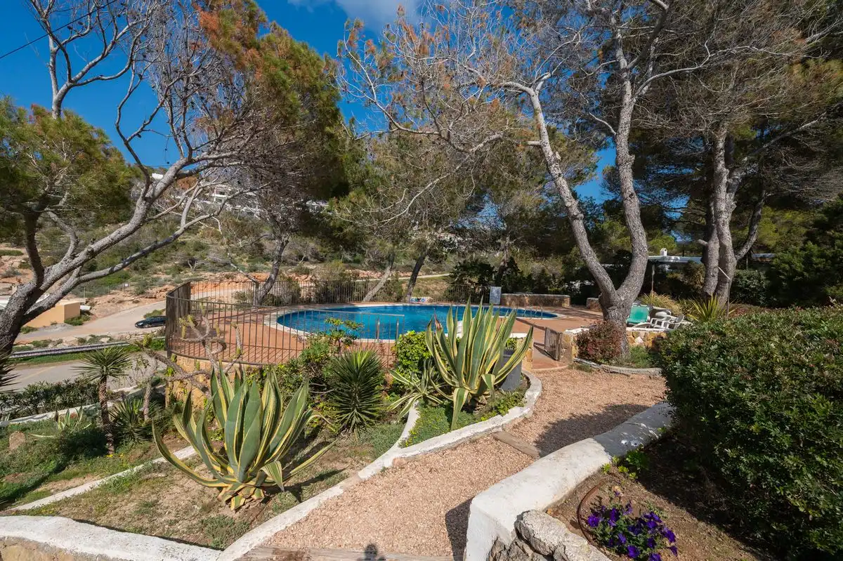Swimming pool of Detached homes for sale in Sant Josep de sa Talaia  with Air Conditioner, Heating and Private garden