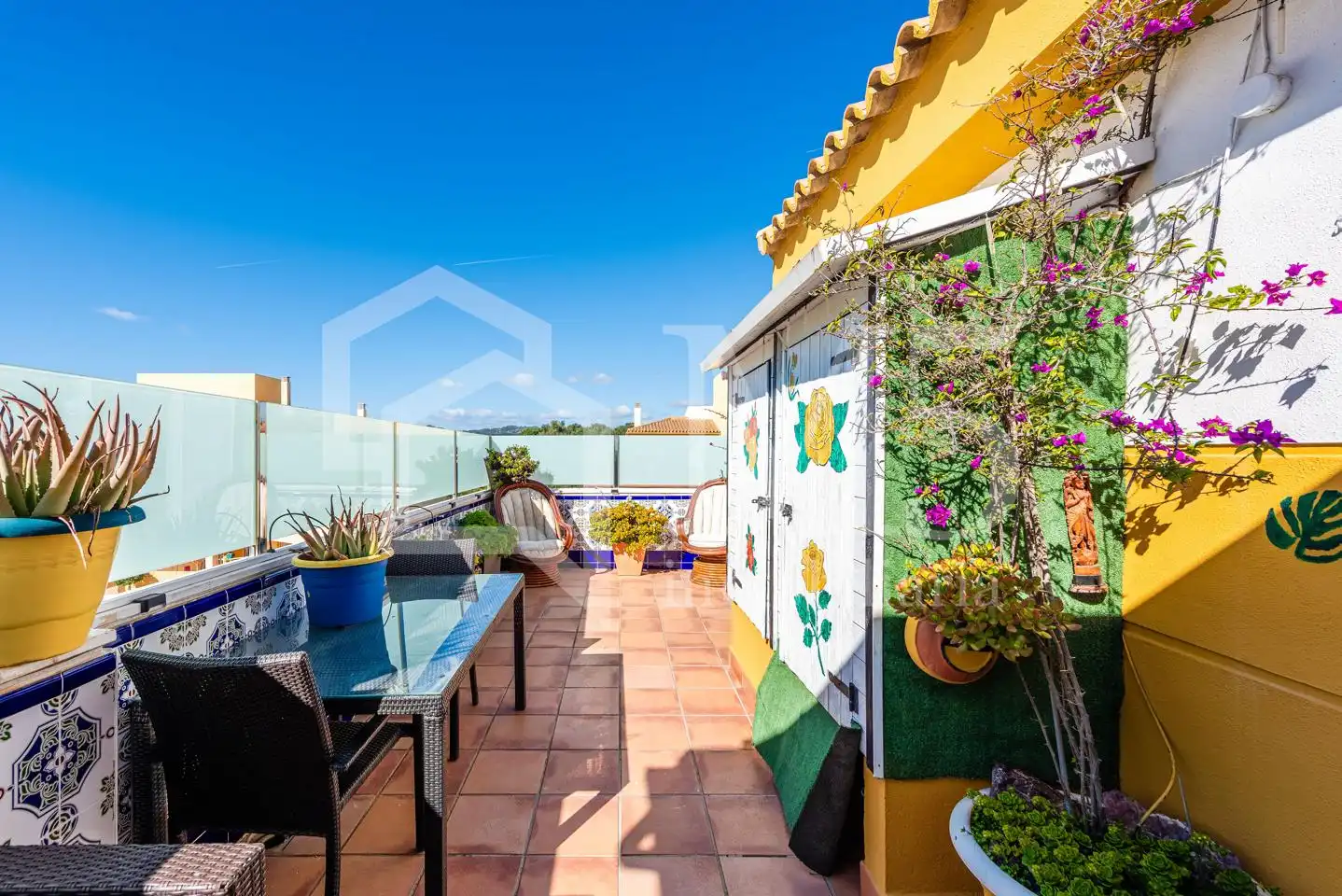 Terrasse von Dachboden zum Verkauf in Vélez-Málaga mit Klimaanlage, Terrasse und Abstellraum