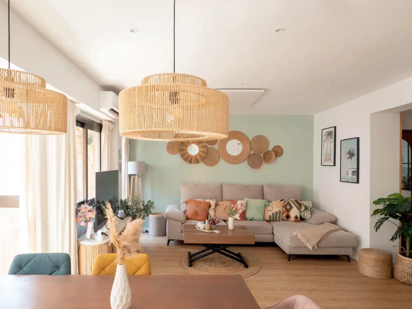 Wohnzimmer von Wohnungen zum Verkauf in  Palma de Mallorca mit Klimaanlage, Heizung und Terrasse