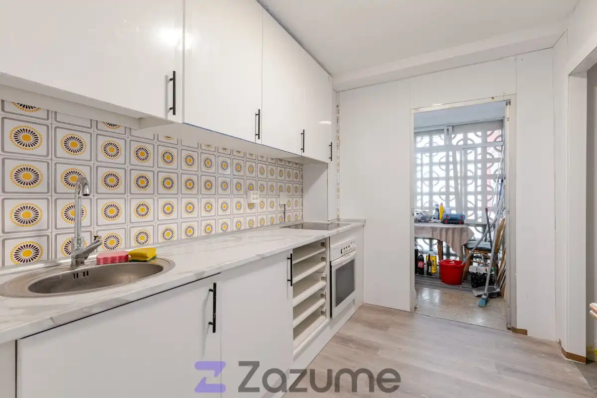 Cocina de Piso de alquiler en Móstoles con Calefacción, Parquet y Terraza