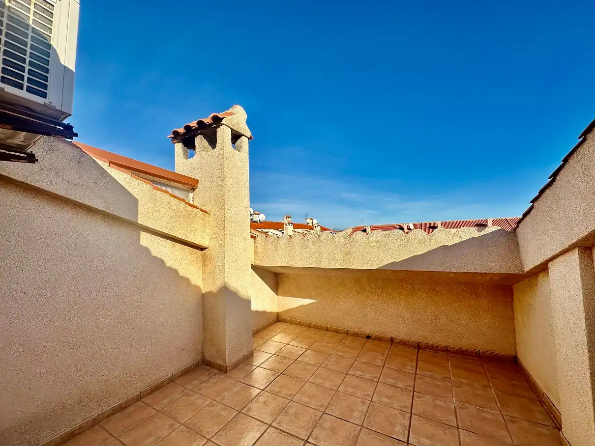 Terrassa de Casa adosada en venda en Santa Pola amb Aire condicionat, Jardí privat i Terrassa