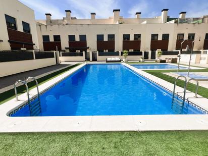 Swimming pool of Single-family semi-detached for sale in Castellón de la Plana / Castelló de la Plana  with Air Conditioner, Terrace and Balcony