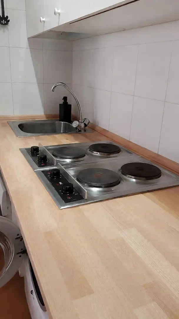 Kitchen of Flat for sale in Torrevieja  with Air Conditioner, Furnished and Balcony