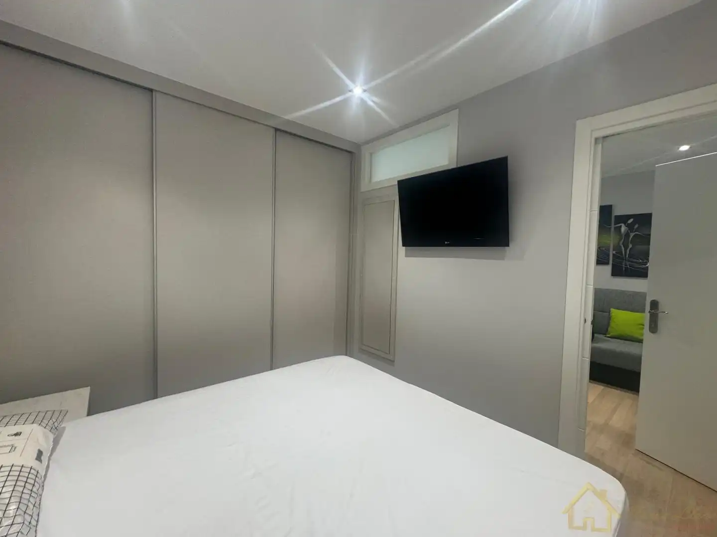 Schlafzimmer von Wohnungen zur Miete in Lugo mit Heizung und Möbliert
