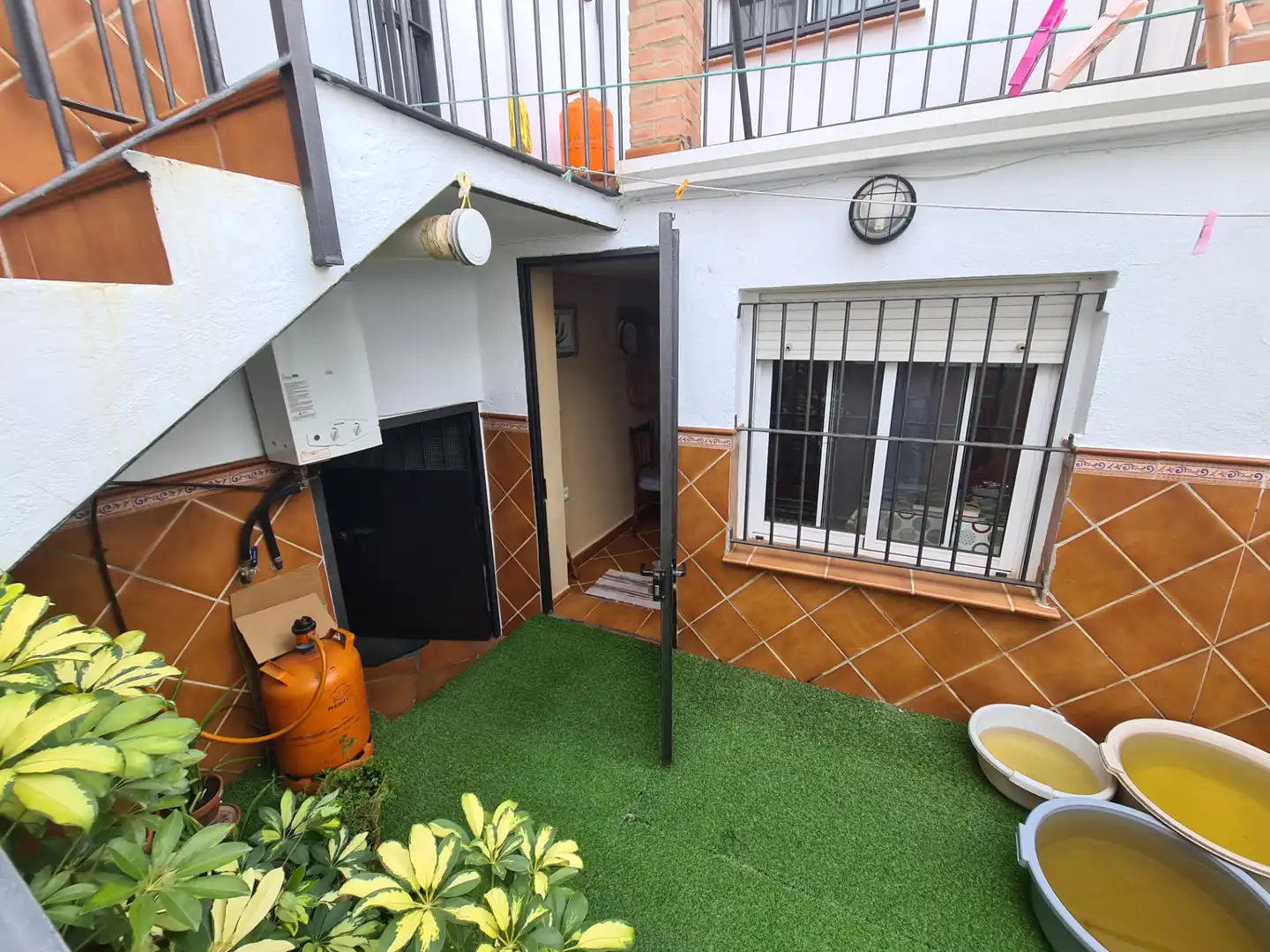 Jardín de Casa adosada en venta en Higuera de la Sierra con Aire acondicionado, Terraza y Trastero