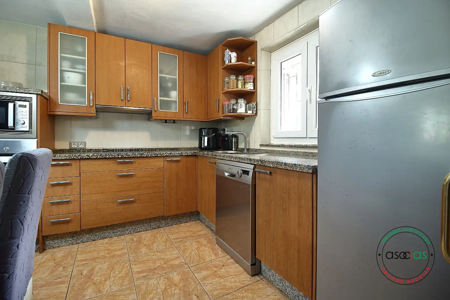 Cocina de Casa adosada en venta en Siero con Calefacción, Jardín privado y Terraza