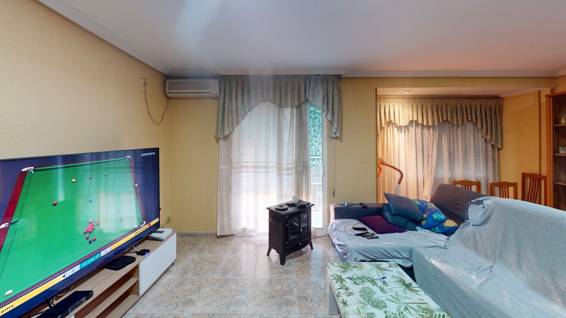 Sala d'estar de Pis en venda en Alicante / Alacant amb Aire condicionat, Moblat i Forn